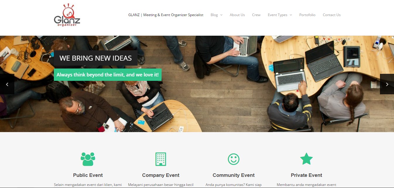 Website Glanz