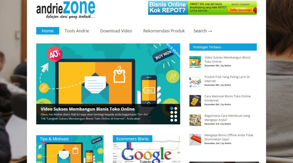 [img.3] Belajar Bisnis Online di Website Andrie Anropia
