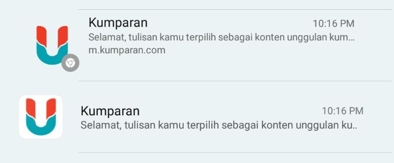 [img.7] Notifikasi Kumparan