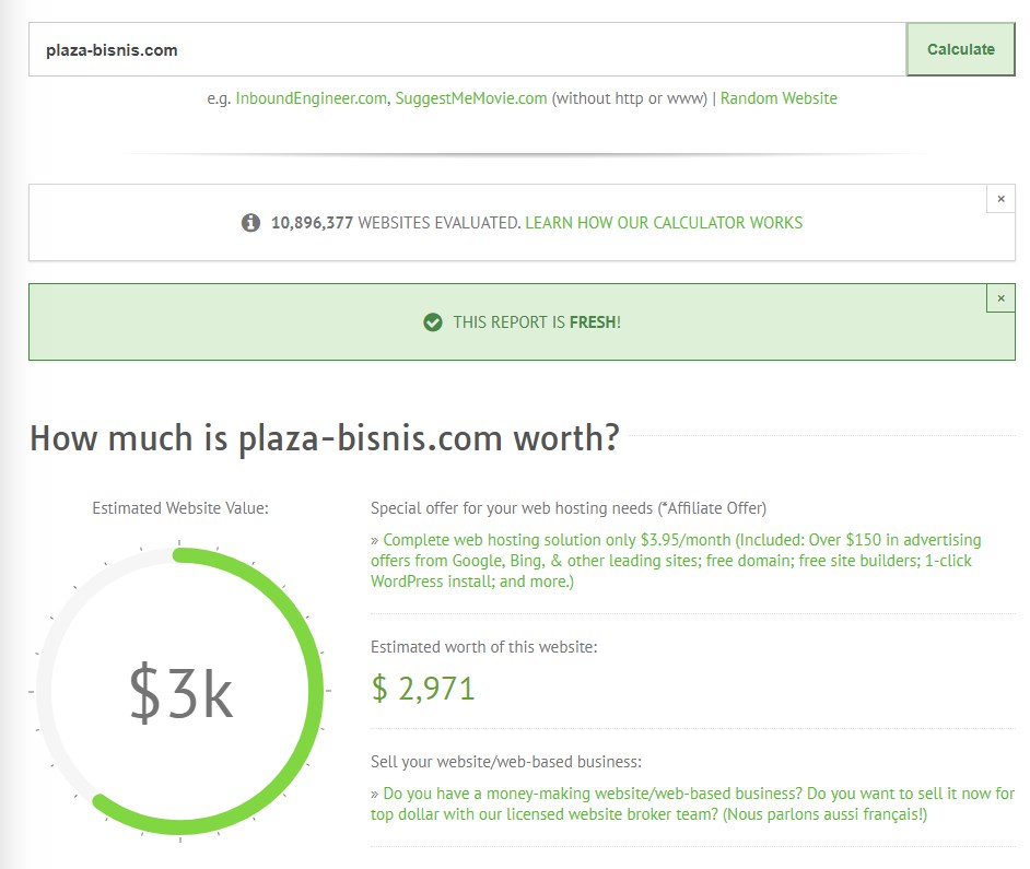 [img.3] Statistik Plaza Bisnis Worth of Web